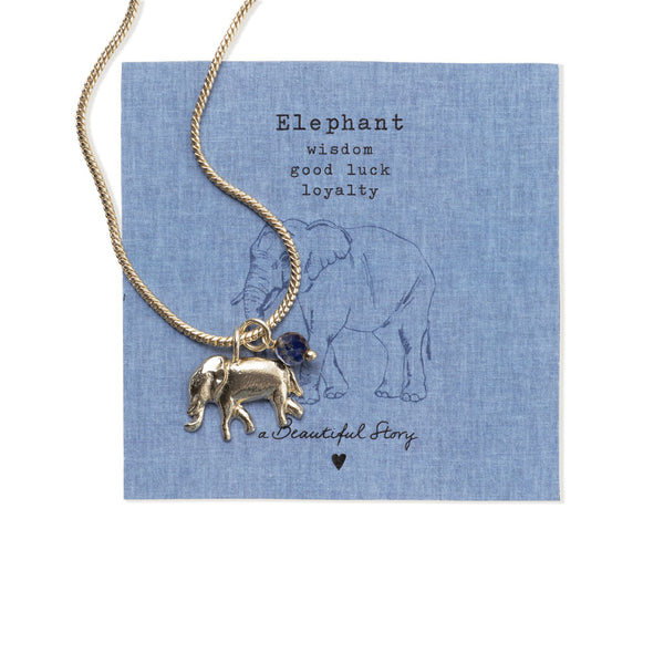 Wild Olifant Lapis lazuli Ketting