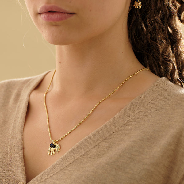 Wild Olifant Lapis lazuli Ketting
