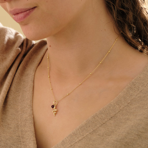 Instinct Slang Granaat Ketting