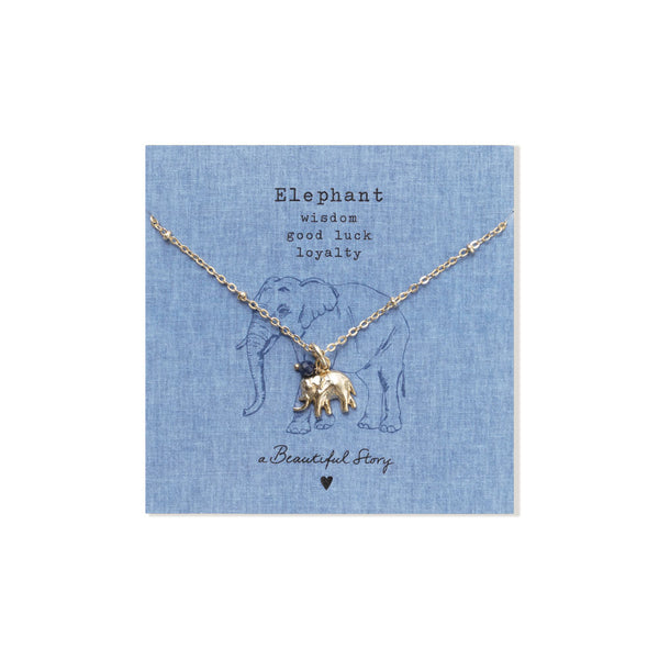 Instinct Olifant Lapis lazuli Ketting
