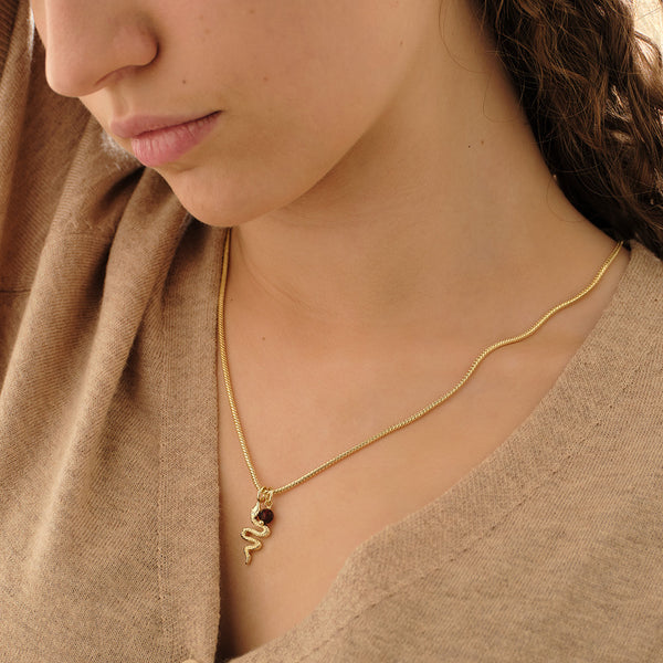 Wild Slang Granaat Ketting