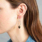 Graceful Labradorit versilberte Ohrringe