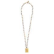 Radiate Tigerauge Gold Halskette