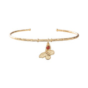 Memory Carnelian Gold Plated Bracelet