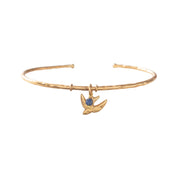 Memory Lapis Lazuli Gold Plated Bracelet