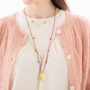 Goodness Granaat Goud Ketting