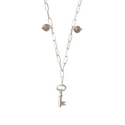 Goodness Rauchquarz Silber Halskette