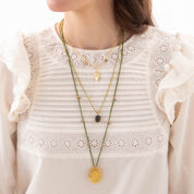 Goodness Labradorit Gold Halskette