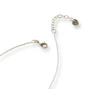 Sentiment Granaat Rozenkwarts Verzilverde Ketting