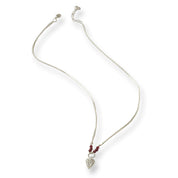Reliable Garnet Necklace Silver Plated