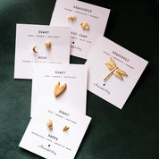 Broche Set Hart - Hamsa Verguld