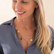 Mix & Match Combine vergoldete Halskette