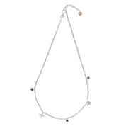 United Lapis Lazuli Verzilverde ketting
