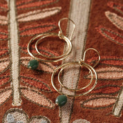 Enjoyable Aventurijn Vergulde Oorbellen