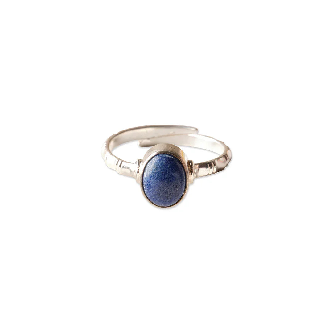 Certain Lapis Lazuli Ring Silver Plated