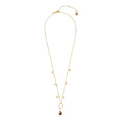 Heaven Citrine Tiger Eye Gold Necklace