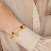 Glory Granaat Carneool Goud Armband