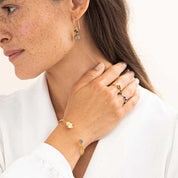 Faithful Labradorit vergoldeter Ring