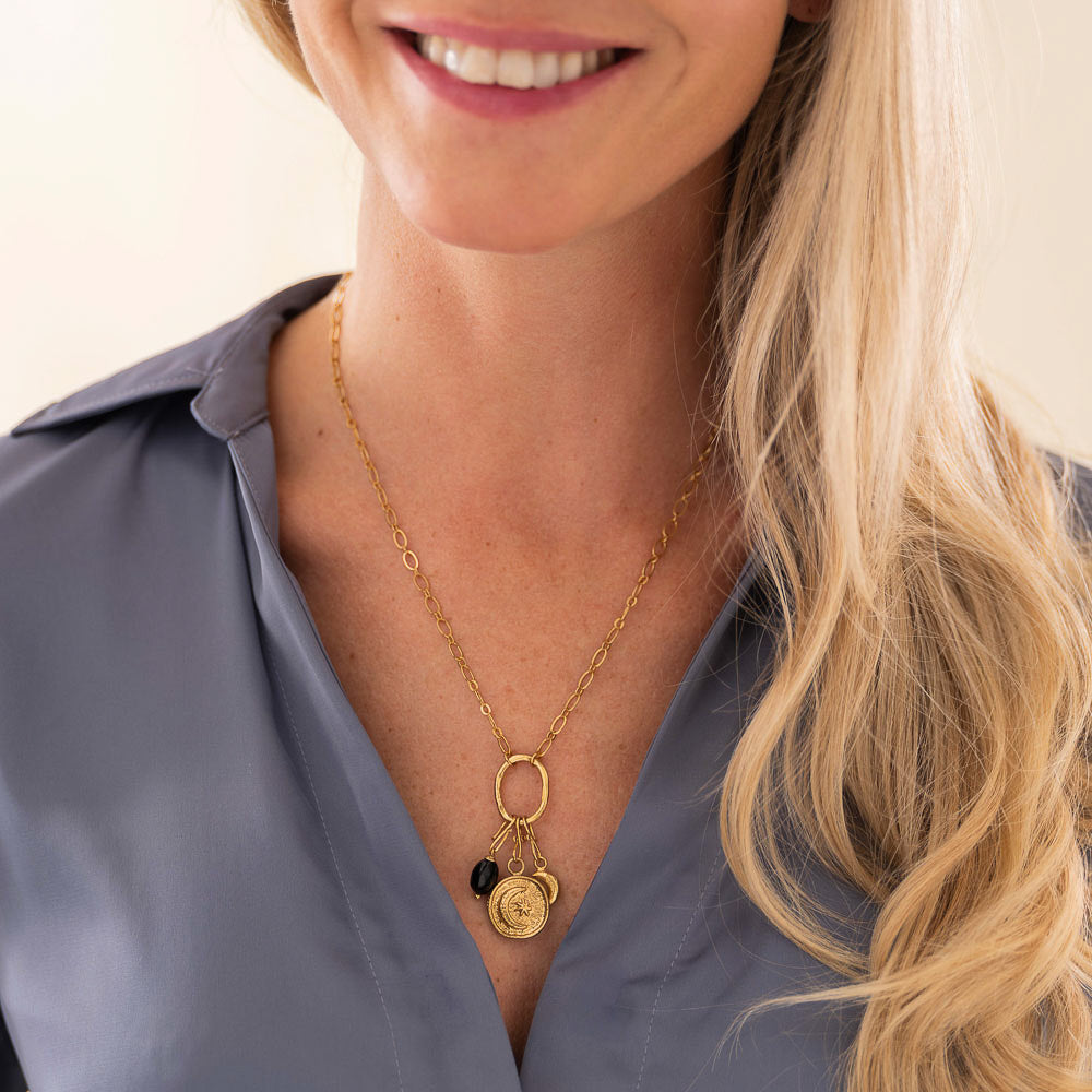 Mix & Match Attached Vergoldete Halskette