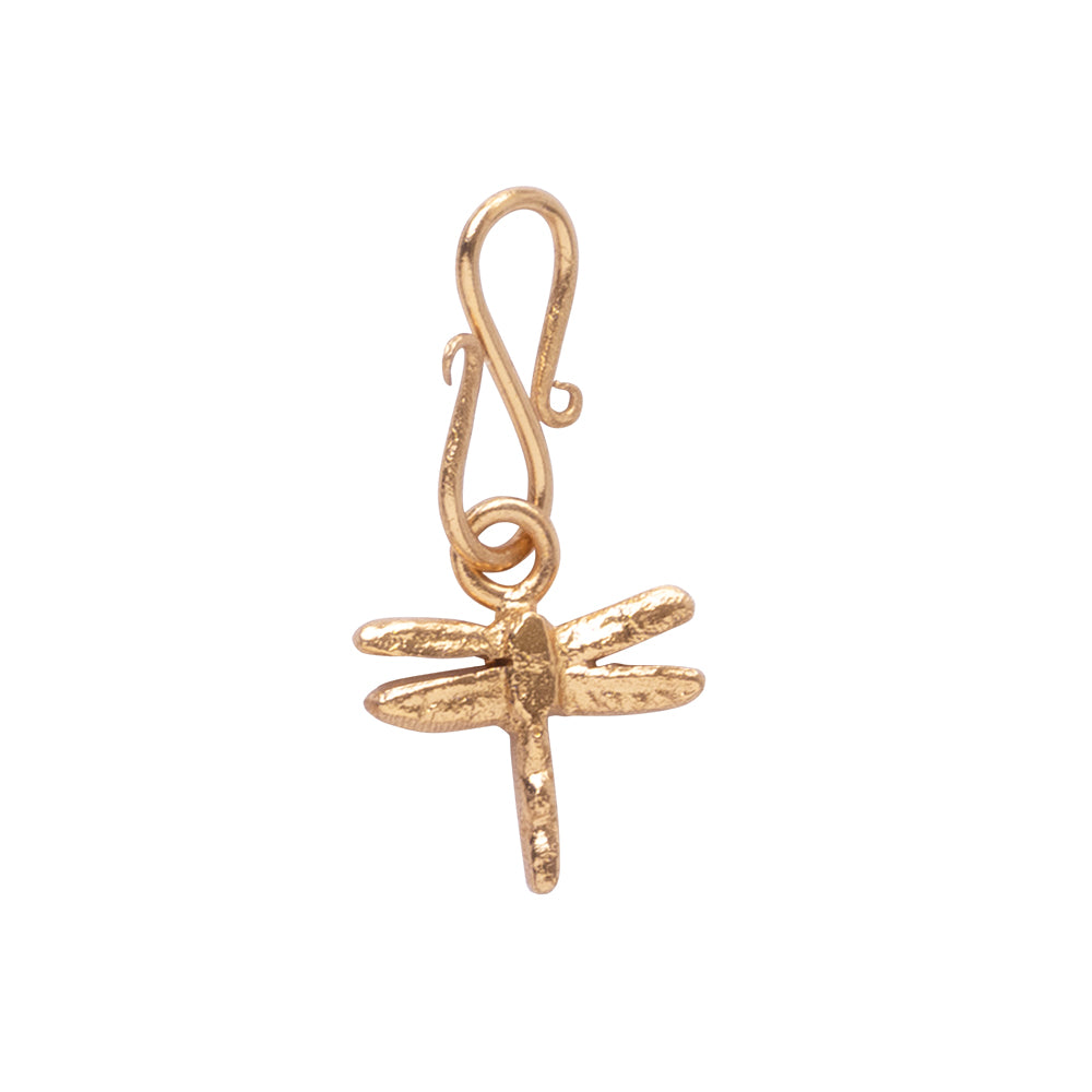 Dragonfly Small Charm Gold Plated