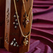 Convinced Granat Halskette