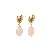 Heavenly Rose Quartz Earrings