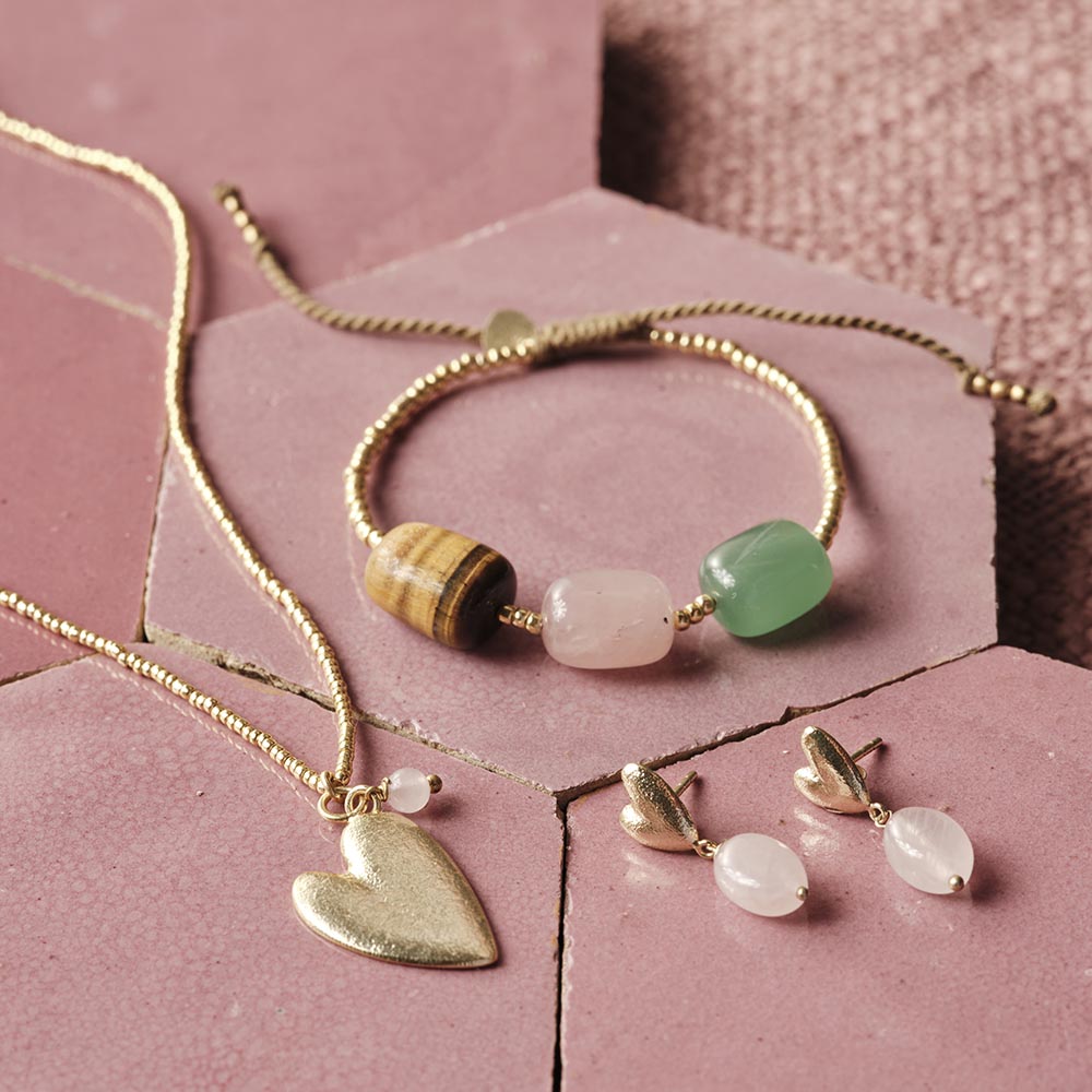 Heavenly Rose Quartz Earrings