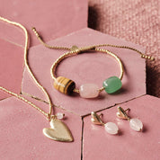 Heavenly Rose Quartz Earrings