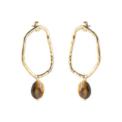 Bravery Tigerauge Ohrringen 