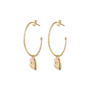 Solidarity Rosenquarz Ohrringen