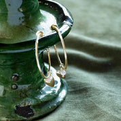 Solidarity Rosenquarz Ohrringen