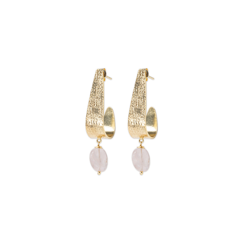 Amazing Rose Quartz Earrings