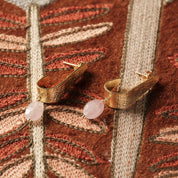 Amazing Rose Quartz Earrings