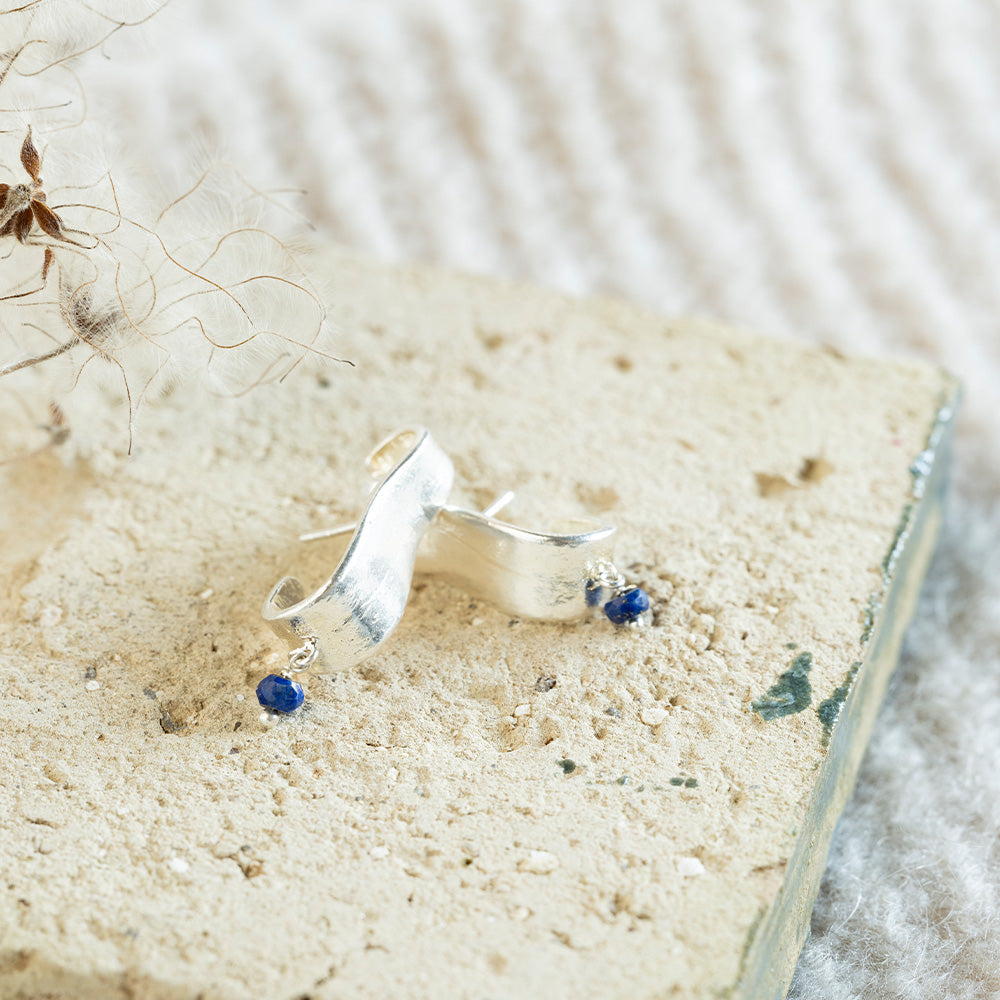 Creative Lapis Lazuli Oorbellen 