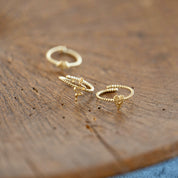 Honorable Slang Ring Verguld