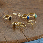 Certain Tigerauge Ring vergoldet