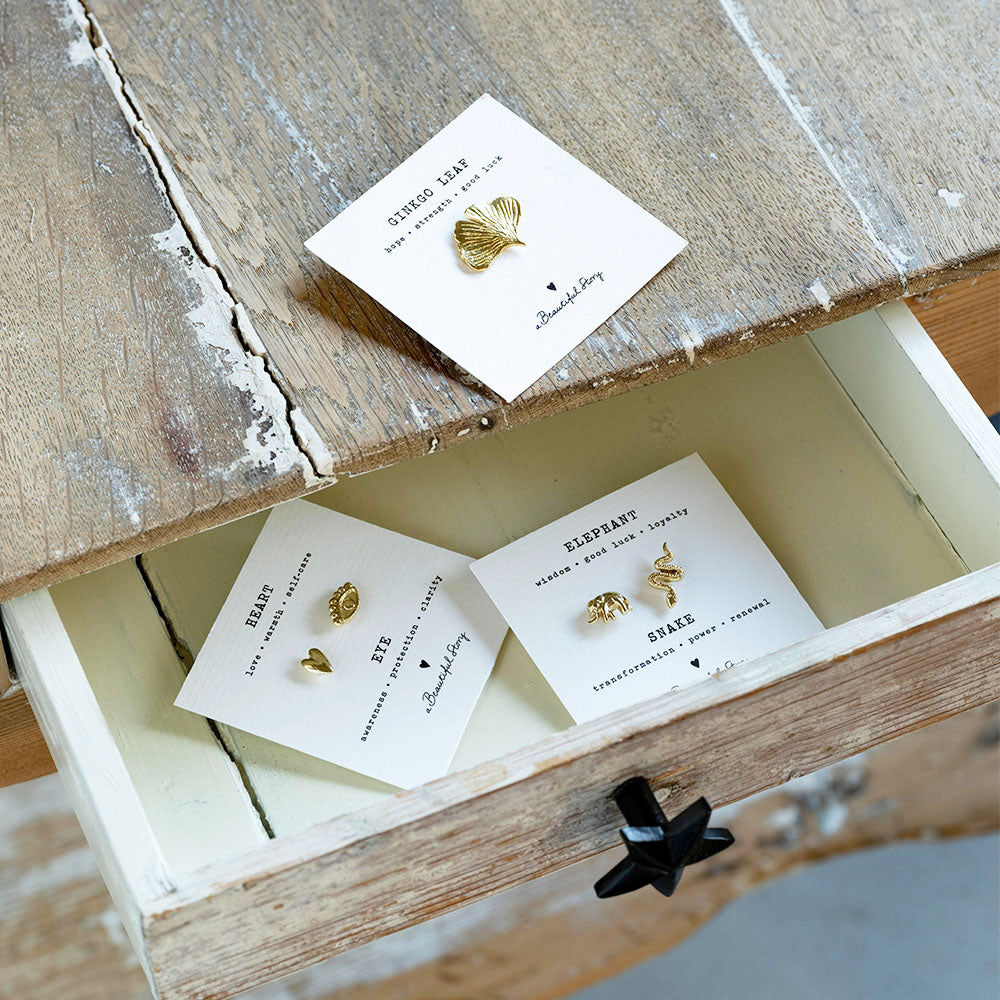 Broschenset Herz – Auge 