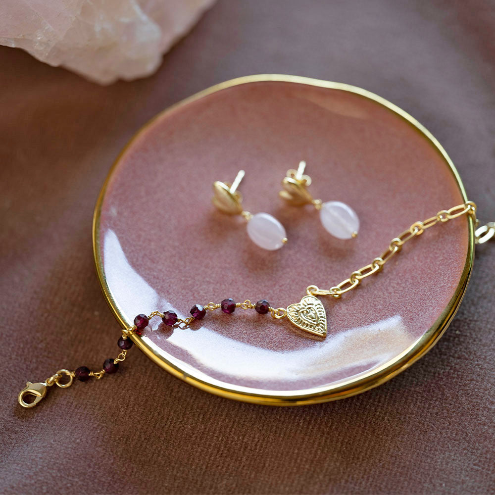 Thinking Granat Armband