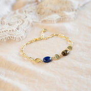 Aesthetic Lapis Lazuli Tijgeroog Armband 