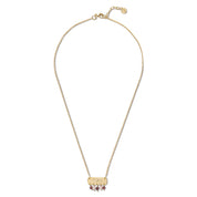 Sanity Granat Rosenquarz Halskette