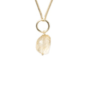 Awareness Citrin Halskette 