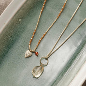 Awareness Citrin Halskette 