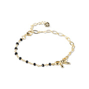 Thinking Schwarzer Onyx Armband