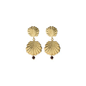 Expressive Garnet Earrings