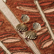 Expressive Garnet Earrings