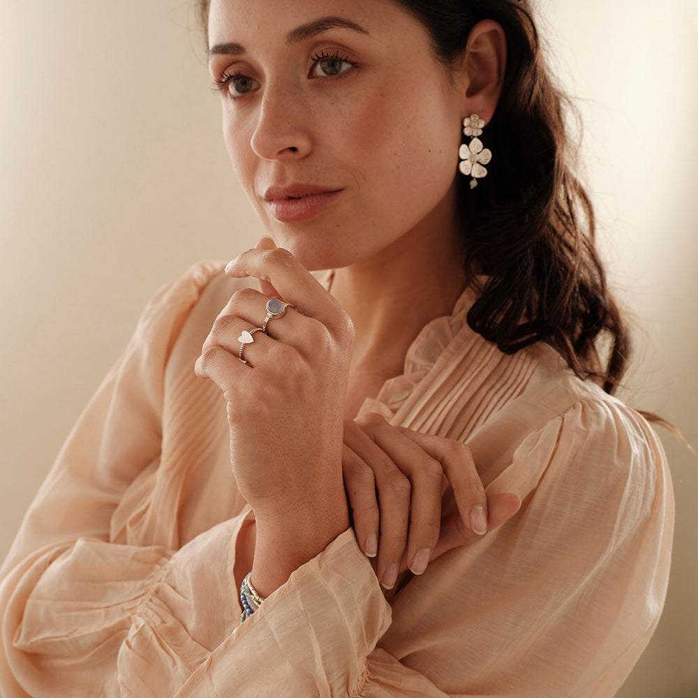 Certain Blue Lace Agate Ring