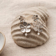 Expressive Moonstone Earrings