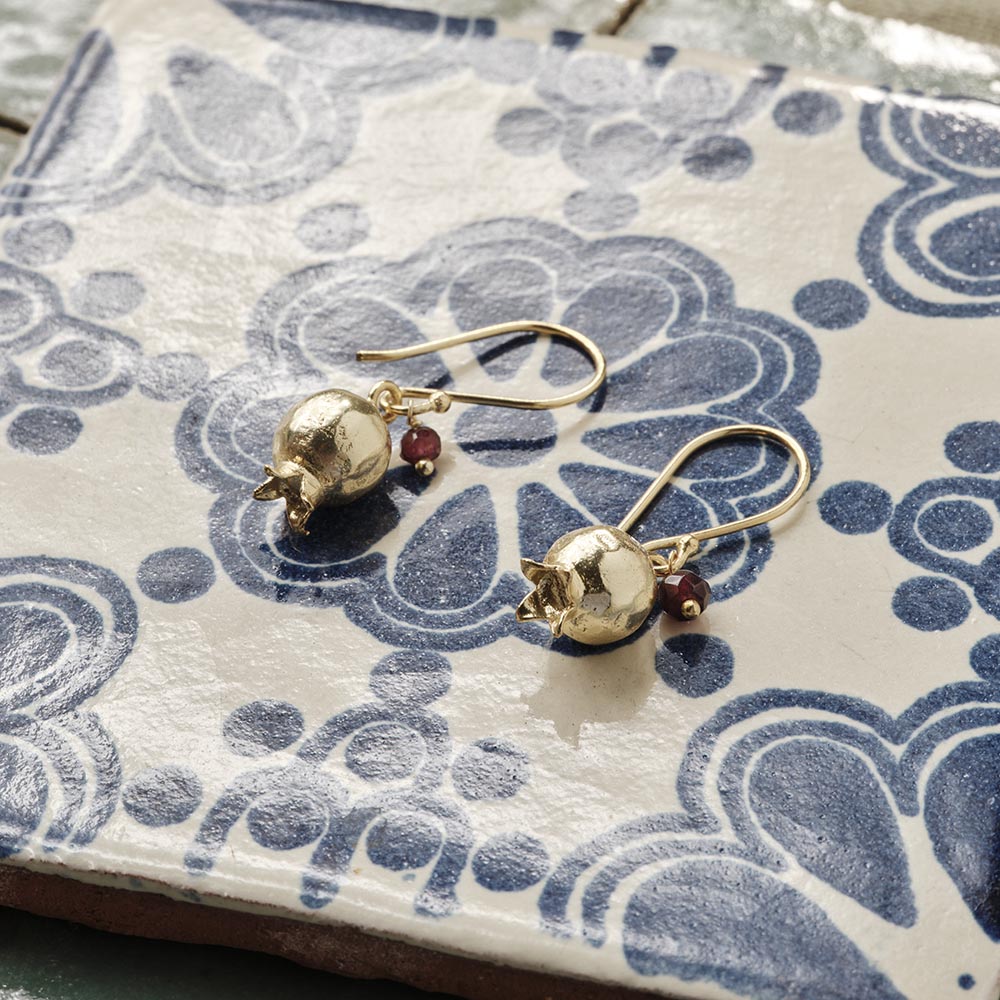 Hush Garnet Earrings