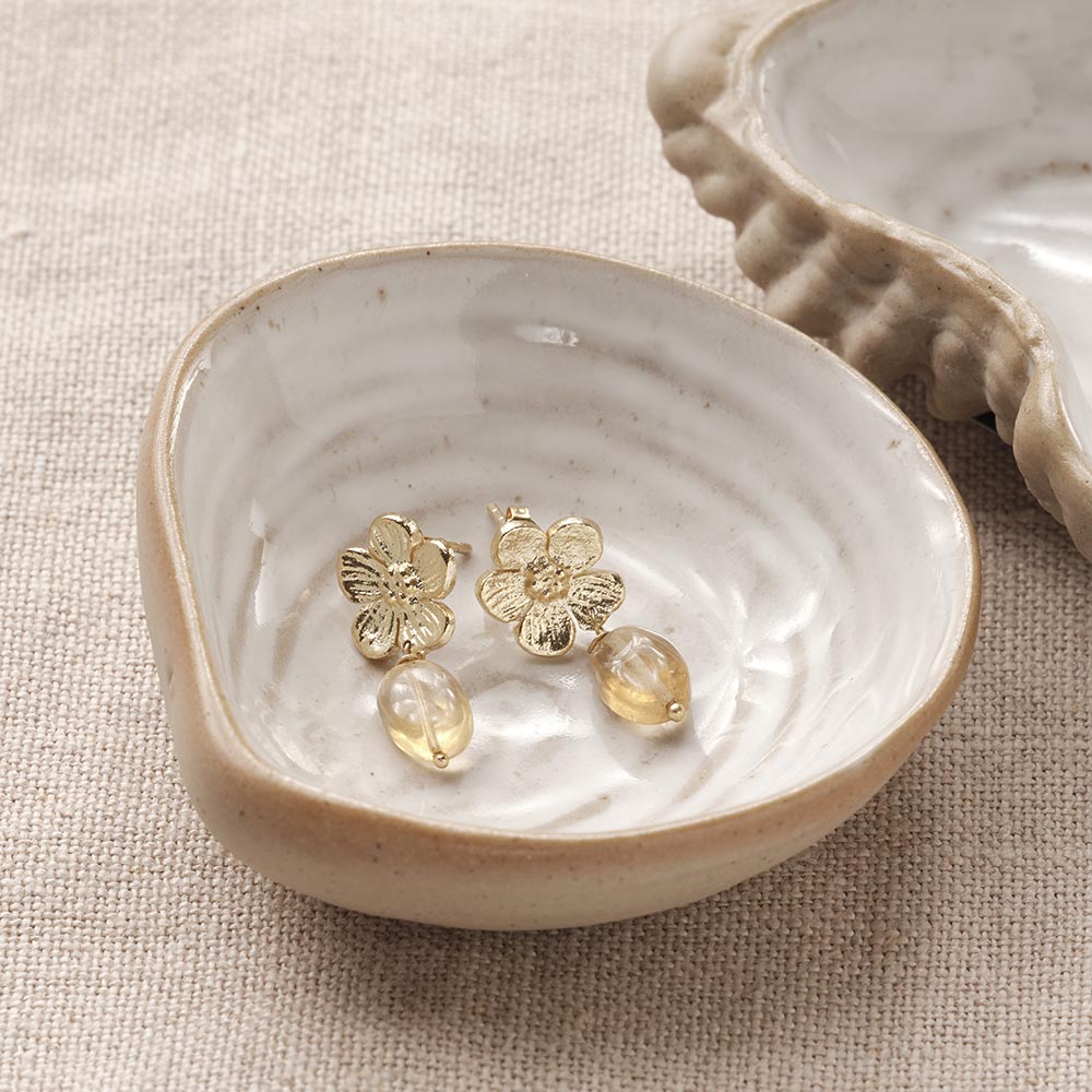 Ember Citrine Earrings