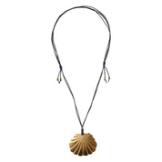 Statement Shell Cord Necklace